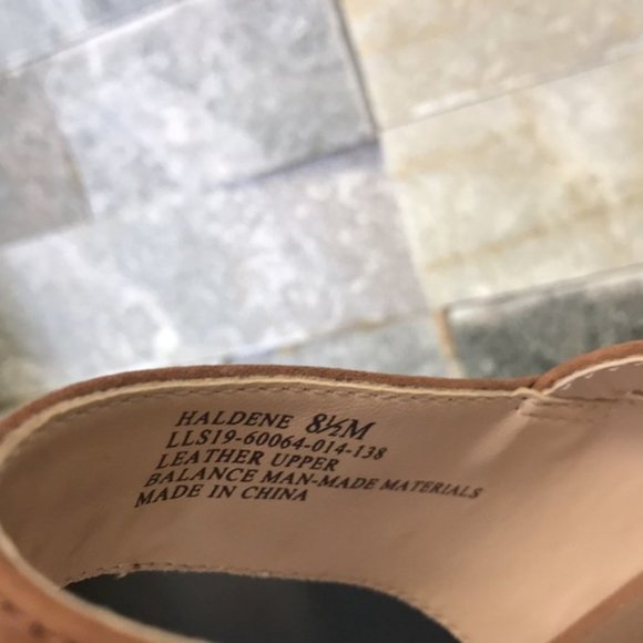 Lucca Lane Haldene Leather Wedge Sandal - Picture 10 of 10